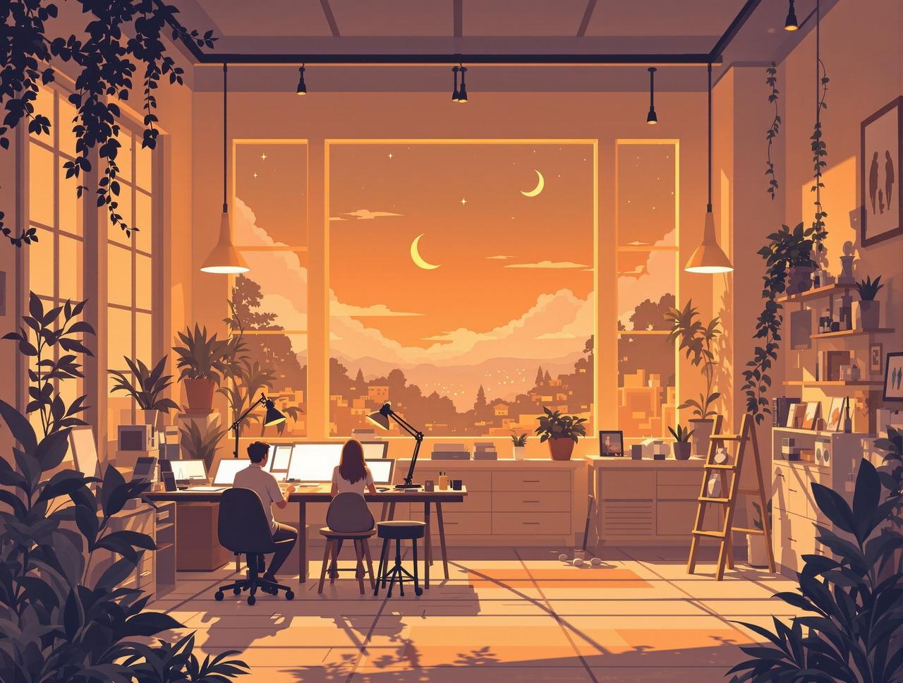AI理论工作室 - 温馨的动画创作空间